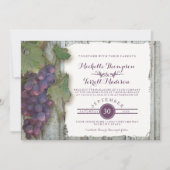 Invitation Vignoble Vignoble Vignoble Mariage de automne à th (Devant)