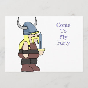 Invitation "Vikie partie de Viking"