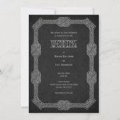 Invitation Viking Celtic Gamer Mariage (Devant)