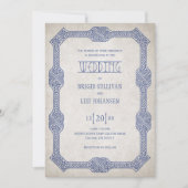 Invitation Viking Celtic Gamer Mariage (Devant)