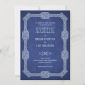 Invitation Viking Celtic Gamer Mariage (Devant)