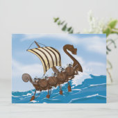 Invitation Viking Ship (Debout devant)