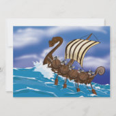 Invitation Viking Ship (Devant)