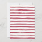 Invitation Vilain Baby shower de Noël (Dos)