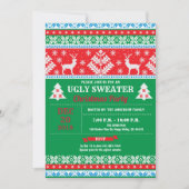 Invitation Vilain cocktail de fête de Noël (Devant)