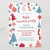 Invitation Vilain sweat de fête d'invitation affaires rustiqu (Devant / Derrière)