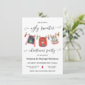 Invitation Vilaine fête de Noël (Debout devant)