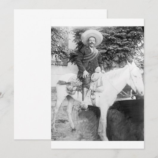 Invitation Villa Pancho (Devant / Derrière)