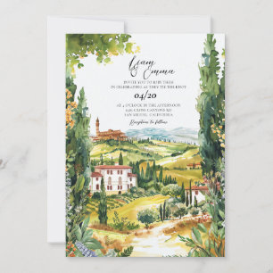 Invitation Villa Toscane Italie Destination Mariage