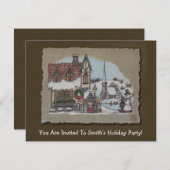 Invitation Village de Noël (Devant / Derrière)