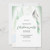 Invitation Village de Noël artistique (Devant)