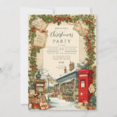 Invitation Village de Noël victorien (Devant)