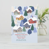 Invitation Village de vacances (Debout devant)