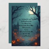 Invitation Village d'Halloween (Devant / Derrière)