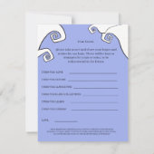 Invitation Village Starry Night Wishes for Baby Activity Card (Dos)