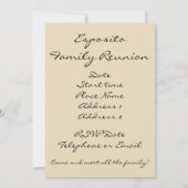 Invitation Ville de Capri, île de Capri, Campanie, Italie (Dos)