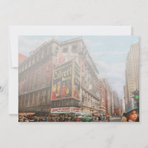 Invitation Ville - NY - Tastee's et Macy's 1942