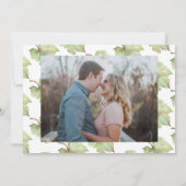 Invitation Vin aquarelle | Elegant Engagement Party (Dos)