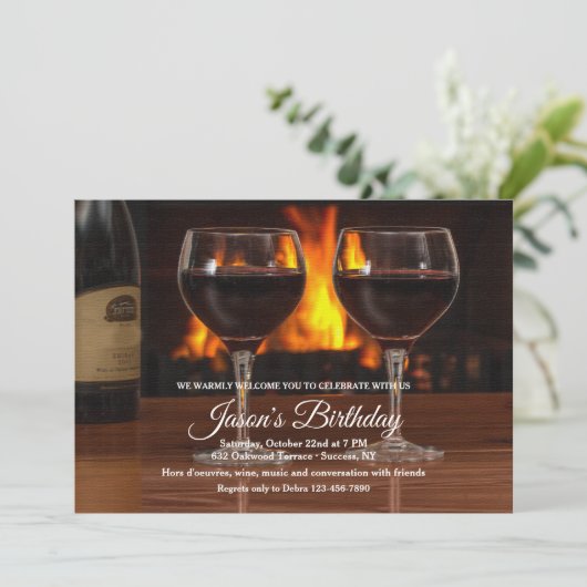 Invitation Vin au Feu (Debout devant)