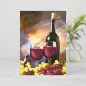 Invitation Vin avant et après (Debout devant)