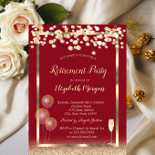 Invitation Vin Ballons en verre Parties scintillant argent Re