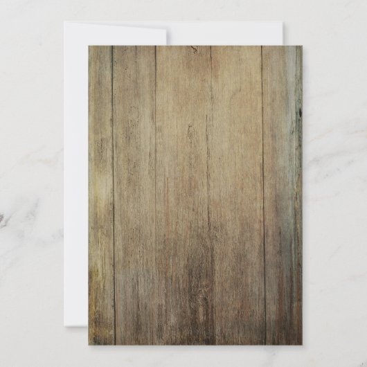 Invitation Vin Barrel Boho Rustic Barn String Lumières Mariag (Dos)