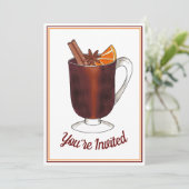 Invitation Vin Chaud Fête de Bienvenue Maison Ouverte Pendais (Debout devant)