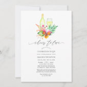 Invitation Vin d'été de la plage tropicale Célébration de la  (Devant)