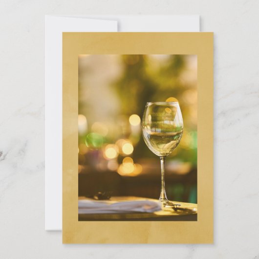 Invitation Vin d'été de la plage tropicale Célébration de la  (Dos)