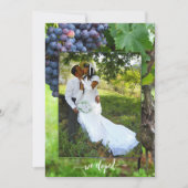 Invitation Vin Elopement à thème Mariage photo (Devant)