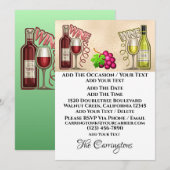 Invitation Vin et Amis (Devant / Derrière)