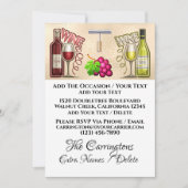 Invitation Vin et Amis - Voir verso - (Devant)