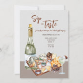 Invitation Vin et fromage (Devant)