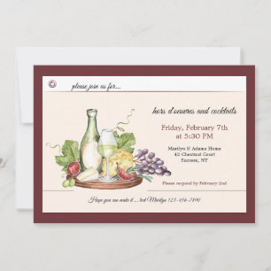 Invitation Vin et Fromage
