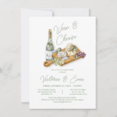 Invitation Vin et fromage Charcuterie Commission Couples Douc (Devant)