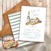 Invitation Vin et fromage Charcuterie Commission Couples Douc