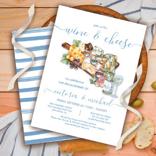 Invitation Vin et fromage Charcuterie Commission Engagement