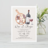 Invitation Vin et fromage Charcuterie Fête du Ménage (Debout devant)