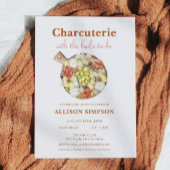 Invitation Vin et Fromage Fête des mariées de charcuterie