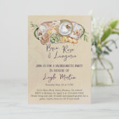 Invitation Vin et fromage Lingerie Bachelorette (Debout devant)