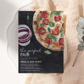 Invitation Vin et pizza Dîner de répétition parfait