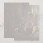 Invitation Vin Et Raisins (Devant / Derrière)