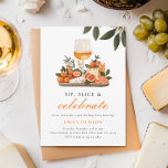 Invitation Vin & Fromage Fête du 40e anniversaire<br><div class="desc">Vin & Fromage Invitation de fête du 40e anniversaire</div>