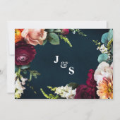 Invitation Vin Marine Nous Faisons Encore L'Anniversaire Mari (Dos)