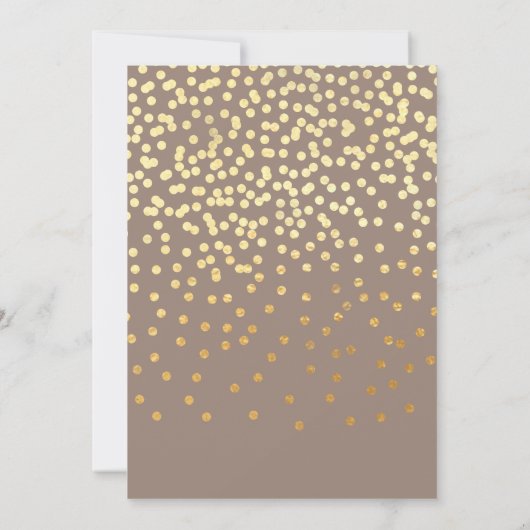 Invitation Vin mousseux Milestone or parties scintillant bleu (Dos)