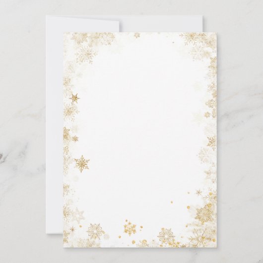 Invitation Vin Noël Bauble Pancake Hiver Bridal Brunch (Dos)