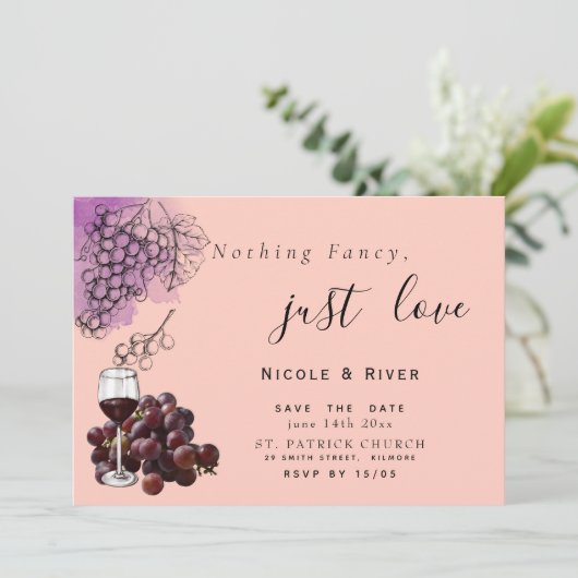 Invitation vin & raisins (Debout devant)