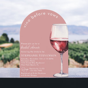Invitation Vin Rosé Chic Vino Avant les Vœux Arche Salle de F
