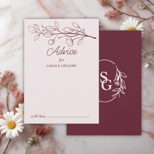Invitation Vin rouge Simple Boho Floral Mariage Conseils