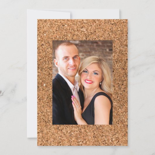 Invitation Vin Rustique Mint Boho Dégustation Couples Douche (Dos)